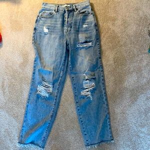 PacSun High Rise Straight Light Washed Jeans